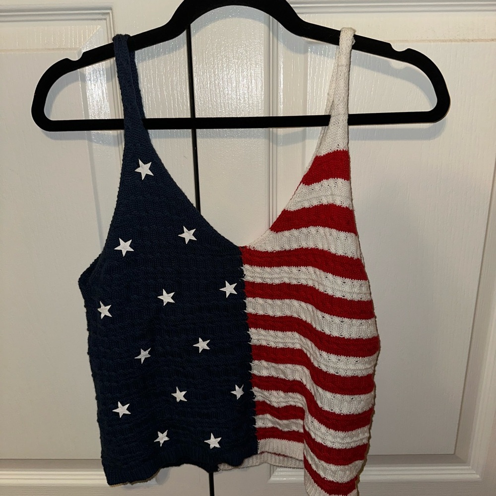 Moon and Madison Fourth of July top